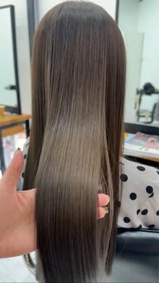 ロング カラー ヘアアレンジ 💎韓国ヘア/ 艶カラー💎souのヘアスタイル