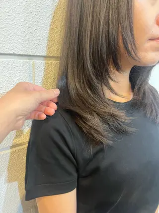 セミロング 小沼采唯👧🏼 海好きオヌちゃんのヘアスタイル