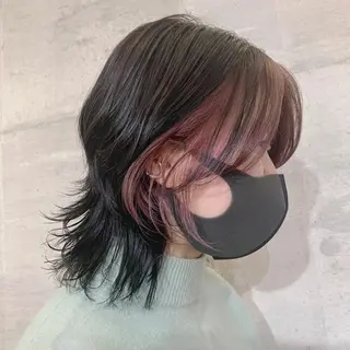 ミディアム カラー 韓国ヘア /男女❄️ 細江 美紅のヘアスタイル