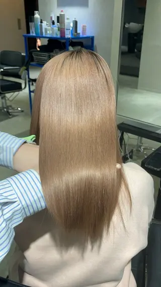 セミロング 優月/カラー特化 西宮/夙川のヘアスタイル