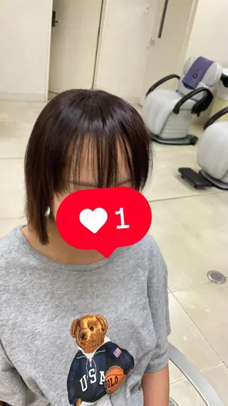 ショート タカハシ リナのヘアスタイル