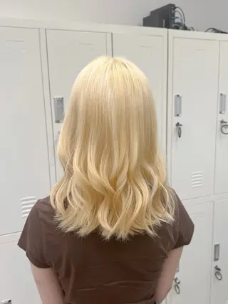 セミロング ✨ハイトーンカラー✨ /⭐︎Yudai⭐︎のヘアスタイル