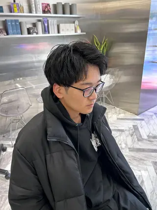 パーマ メンズ 冬っぽカラー/ マツエク/ゆきなのマツエク・マツパデザイン