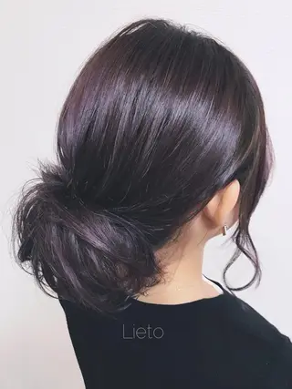 ミディアム カラー ヘアアレンジ メンズ キッズ マツエク・マツパ ヘア&カフェ ♡リエットのマツエク・マツパデザイン