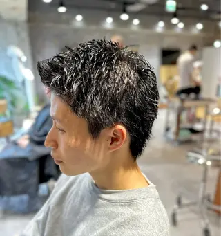 ショート メンズ 似合わせスタイル 山本風太のヘアスタイル