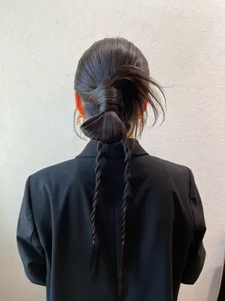 ヘアアレンジ charm《銀座》 ヘアセット/縮毛矯正のヘアスタイル