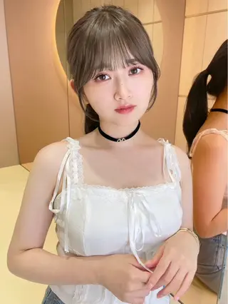 ロング カラー ヘアアレンジ ショート特化/ 似合わせカット/高津のヘアスタイル