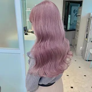 ロング カラー 🩷暖色カラー🩷 BONのヘアスタイル