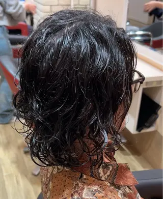 セミロング パーマ メンズ ✂️ゲンキ メンズパーマ✂️のヘアスタイル