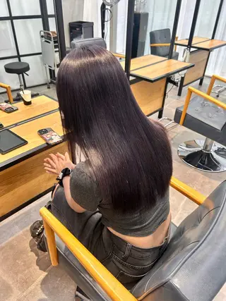 ロング カラー 韓国×髪質改善カラー 💎hinaのヘアスタイル