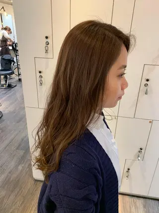 ロング GO TODAY  SHAIR SALON 梅田NU茶屋町店所属・田中成美/レイヤー カット/透明感カラーのヘアスタイル