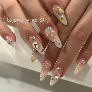 ネイル ワンホン/キラキラ ネイル💎yukaのネイルデザイン