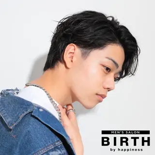ショート パーマ メンズ BIRTH by happiness所属・【ニュアンスパーマ】 西岡拓海のヘアスタイル