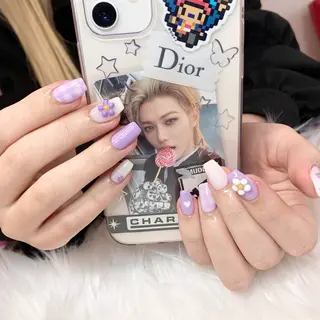 ネイル La neige* yuki 🥯🍑のネイルデザイン