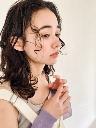 セミロング エンテ所属・en-te:堀 恵里那のヘアスタイル