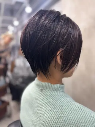 ショート 🌟髪質改善ケアカラ ー美髪縮毛矯正y🌟のヘアスタイル