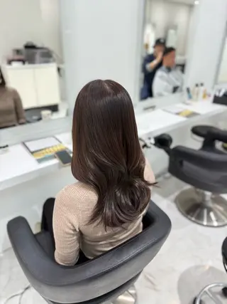 ロング カラー 大人っぽ暗髪レディ 🩶takuto🩶のヘアスタイル