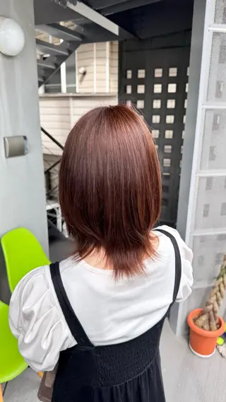 カラー 河田 愛菜のヘアスタイル