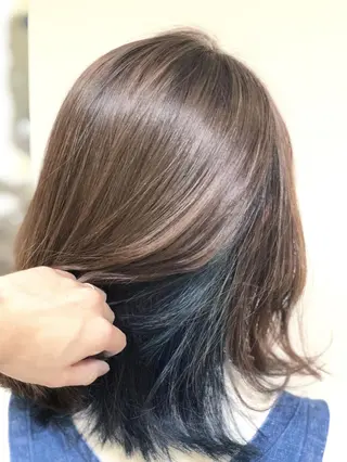 ミディアム カラー 門田 恭弥のヘアスタイル