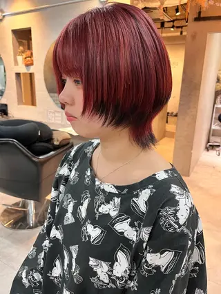 ショート 韓国系/ダブルカラー /トグチリンカのヘアスタイル