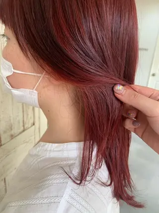 ミディアム カラー JYUNESU表参道所属・韓国ヘア🇰🇷🎀 透明感カラーのヘアスタイル