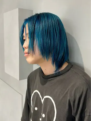 ミディアム カラー メンズ 池袋ボブ/美髪 縮毛矯正taigaのヘアスタイル