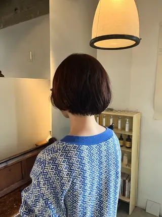 ショート カラー パーマ room3 なおこのヘアスタイル