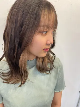 ロング カラー 🦄垢抜けボブ特化× 暖色カラー未来🦄のヘアスタイル