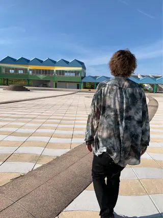 ミディアム カラー パーマ メンズ 難しい髪質の縮毛矯正 高岡/射水/髪質改善のヘアスタイル