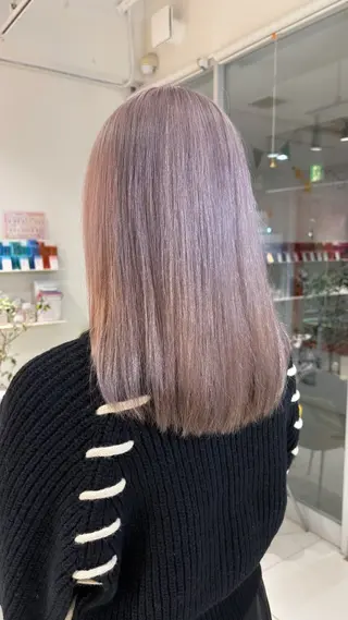 ミディアム カラー STELLA hair design salon所属・浅野 匠のヘアスタイル