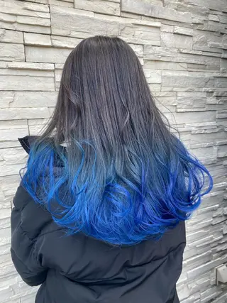 セミロング カラー 透明感カラーブリーチ 🌼シゲモトアヤ🌼のヘアスタイル