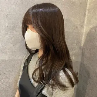 セミロング カラー LATTE所属・𝑺𝒂𝒌𝒊 🩶マンツーマン施術のヘアスタイル