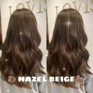 ロング カラー lovis🧸ゆうあ 🧸/透明感カラーのヘアスタイル