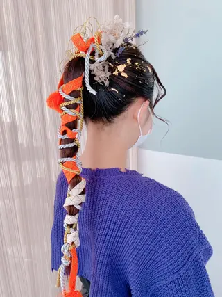 ロング ヘアアレンジ 艶髪/モテヘア🎀 MIHOのヘアスタイル