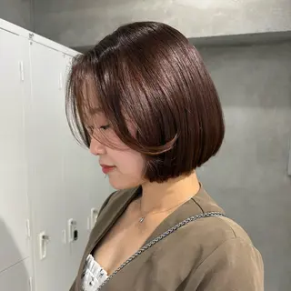 ショート cocoro /ボブ/艶カラーのヘアスタイル