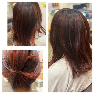 セミロング 鈴木 雅人のヘアスタイル