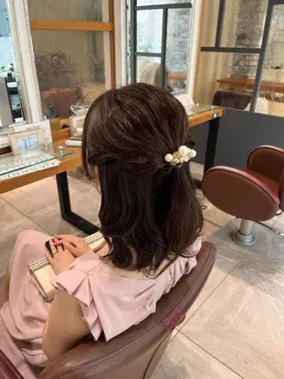 ミディアム ヘアアレンジ ヘアメ🎀 ゆきみ🎀のその他イメージ