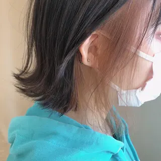 ショート カラー 似合わせ.ﾍｱｾｯﾄ 得意🌹井上美沙のヘアスタイル