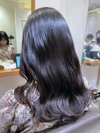 ロング パーマ ARMONY秋山輝也 コテ巻き風パーマ特化のヘアスタイル