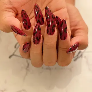 ロング カラー パーマ ヘアアレンジ ネイル マツエク・マツパ アイブロウ ease NAIL SALONのネイルデザイン