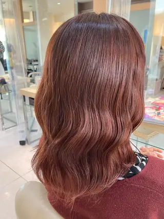 ミディアム カラー 後藤 瑞季のヘアスタイル