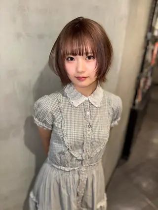 ショート カラー 優 作のヘアスタイル