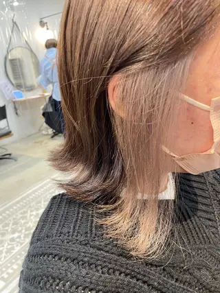 ロング 💞梅田髪質改善💞 ストレート/カラーのヘアスタイル