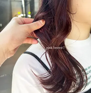 セミロング 🩰暖色/おベージュ /ayano🥣🫧のヘアスタイル