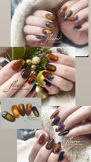 ネイル フルリール 【プライベートサロンのネイルデザイン