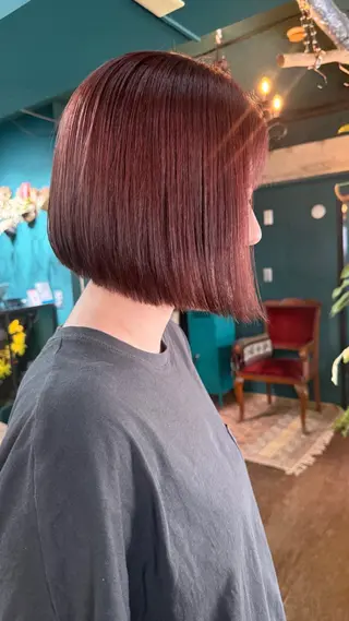 ミディアム カラー vivre libre所属・仲村 真里奈のヘアスタイル