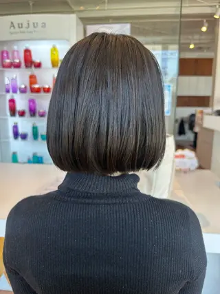 ショート カラー ERI/酸性スト レート/ヘアセットのヘアスタイル