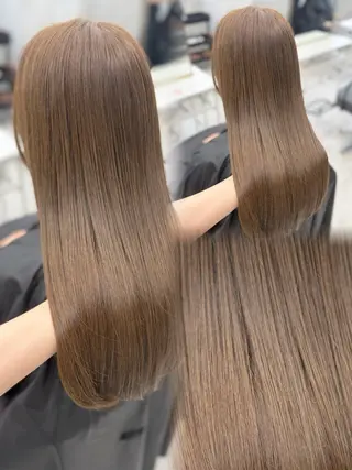 ロング 似合わせカラー💛 新宿　本多恵美のヘアスタイル