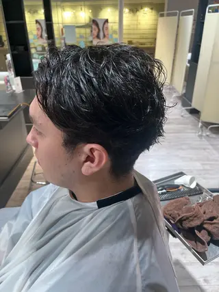 メンズ みやもと しんのヘアスタイル
