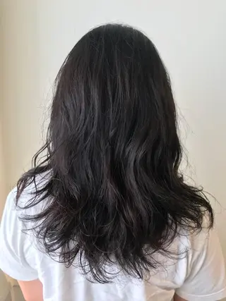 ロング パーマ ながやま まいのヘアスタイル
